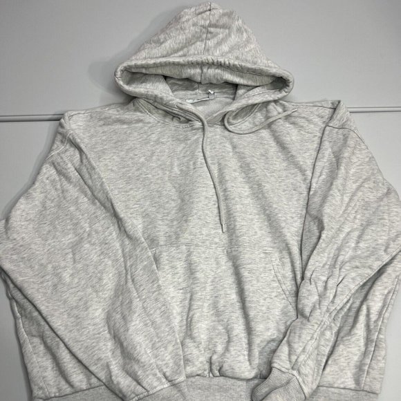 weekday Tops - WEEKDAY ASOS Alisa Women Long Sleeve Oversized Casual Hoodie Size Small Gray